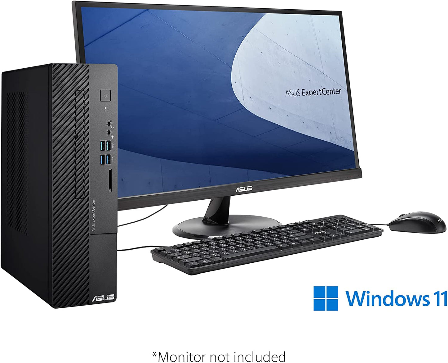 ASUS ExpertCenter D500SC Small Form Factor Desktop PC, Intel Core i5-11400, 8GB DDR4 RAM, 512GB PCIe SSD, TPM, Windows 11 Professional, Black, D500SC-XH503 Intel Core i5-11400 8 GB 512 GB Windows 11 Pro