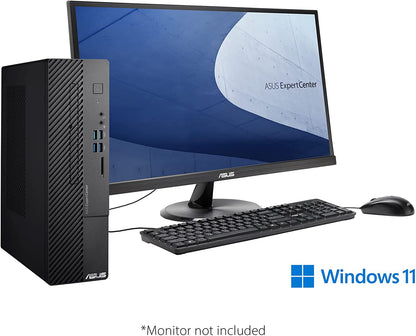 ASUS ExpertCenter D500SC Small Form Factor Desktop PC, Intel Core i5-11400, 8GB DDR4 RAM, 512GB PCIe SSD, TPM, Windows 11 Professional, Black, D500SC-XH503 Intel Core i5-11400 8 GB 512 GB Windows 11 Pro