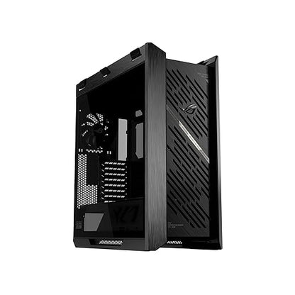 ASUS ROG Strix Helios II EATX mid-Tower Gaming PC case, with Dual Tempered Glass Side Panels, Support for Graphics Cards up to 450mm Long, Graphics Card Braces and Support for up to 420mm radiators