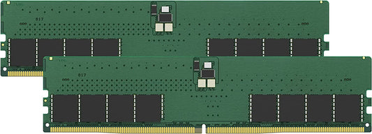 Kingston Technology KCP548UD8K2-64 Desktop PC Memory, DDR5, 4800MT/s, 32GB x 2, CL40, 1.1V System DDR5 - Desktop PC Memory 64GB (32GB×2?)