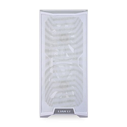 LIAN LI LANCOOL 215 E-ATX PC Case, RGB Gaming Computer Case, Tempered Glass Mid-Tower Chassis Features High Airflow with 2x200mm ARGB Fans & 1x120mm Fan Pre-Installed and Mesh Front Panel (Snow White)
