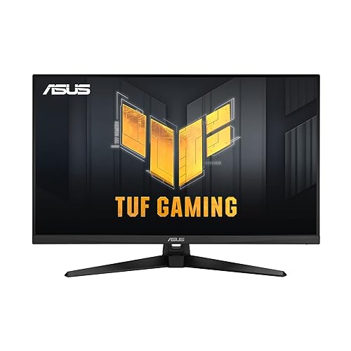 ASUS TUF Gaming 31.5” 1440P HDR Monitor (VG32AQA1A) - QHD (2560 x 1440), 170Hz, 1ms, Extreme Low Motion Blur, FreeSync Premium, DisplayPort, HDMI, HDR-10, Shadow Boost, VESA Wall Mountable,Black