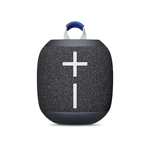 Ultimate Ears WONDERBOOM 4 Portable Waterproof Bluetooth Speaker with Big Bass and 360-Degree Sound, Dustproof Floating Speaker with 131ft (40m) Range - Black Wonderboom 4 USB-C Black