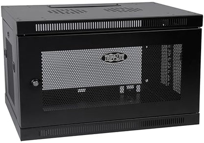 TRIPP LITE 6U Wall Mount Rack Enclosure Server Cabinet, 16.5 Deep, Switch-Depth (SRW6U), Black