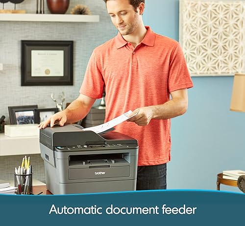 Brother DCP-L2550DW Wireless Monochrome Printer with Scanner & Copier, Black Old Model: DCPL2550DW