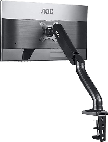 AOC AS110D0 - Single Computer Monitor Arm Mount, Black