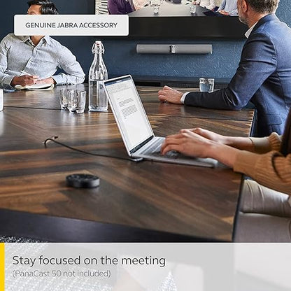 Jabra PanaCast Remote Control – Jabra PanaCast 50 Intuitive Remote Control for Easy in-Room Operation Without Leaving Your Seat, Access Presets and PTZ-Controls, Adjust Volume and More, Black PanaCast 50 Remote Black