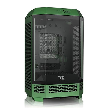 Tower 300 Racing Green Micro-ATX Case; 2x140mm CT Fan Included; Support Up to 420mm Radiator; Optional Chassis Stand Kit Allows Horizontal Display; CA-1Y4-00SCWN-00; 3 Year Warranty Tower 300 Case Racing Green