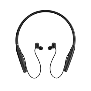 EPOS | SENNHEISER Adapt 460 (1000204) - Dual-Sided, Dual-Connectivity, Wireless, Bluetooth, ANC in-Ear Neckband Headset | for Mobile Phone &amp; Softphone | UC Optimized (Black) UC optimized - no BTD dongle