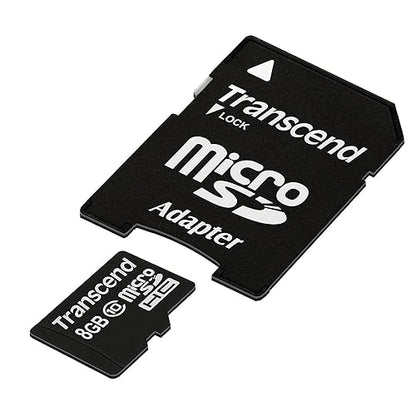 Transcend 8 GB Class 10 microSDHC Flash Memory Card TS8GUSDHC10 (Discontinued by Manufacturer) 8GB Standard Packaging