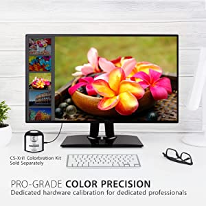 ViewSonic VP2468a 24-Inch Premium IPS 1080p Monitor with Advanced Ergonomics, ColorPro 100% sRGB Rec 709, 14-bit 3D LUT, Eye Care, 65W USB C, RJ45, HDMI, DP Daisy Chain for Home and Office