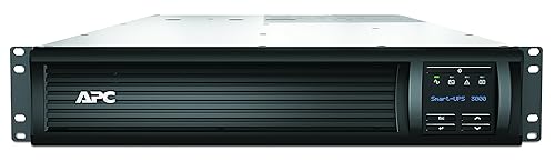 APC 3000VA Smart-UPS with SmartConnect, Pure Sinewave UPS Battery Backup, Line Interactive, 120V Uninterruptible Power Supply, Rackmount UPS (SMT3000RM2UC) 3000VA Rack Mount