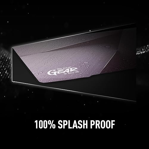 MSI Gaming XXL Ultra-Smooth Silk Low-Friction relective Surface Non-Slip Natural Rubber Base 3mm Thick Gaming Mouse Pad (Agility GD72 Gleam Edition)