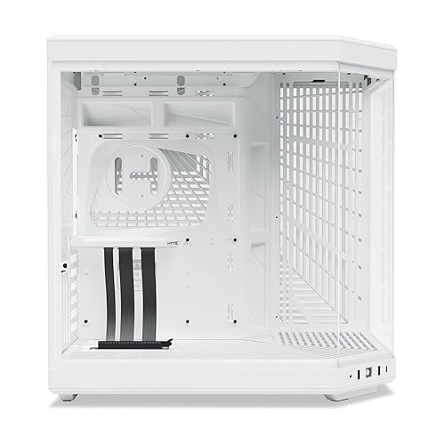 HYTE Y70 Dual Chamber ATX Mid Tower Modern Aesthetic Case - Snow White