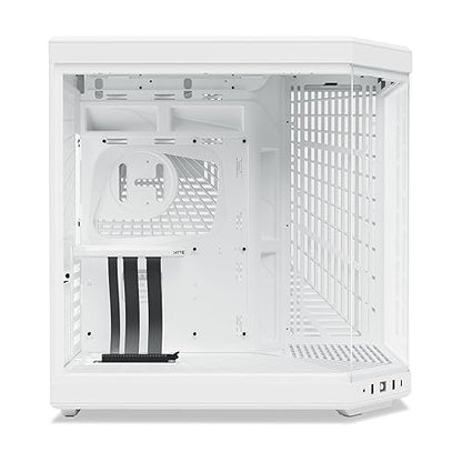 HYTE Y70 Dual Chamber ATX Mid Tower Modern Aesthetic Case - Snow White