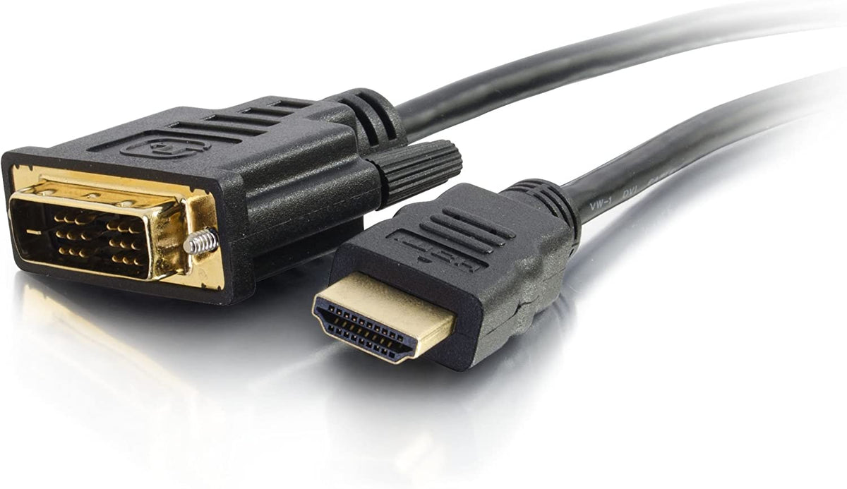 C2g/ cables to go C2G DVI to HDMI Cable, HDMI Adapter, DVI-D Male to HDMI Male, 1080p, Gold Plated for PS4 &amp; PS3, 3.28 Feet (1 Meter), Black, Cables to Go 42514