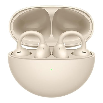 HUAWEI FreeClip, Feather-Light Wearing, Open-Ear Listening, AI Crystal-Clear Call, Long Battery Life, Dual-Device Connections, Beige FreeClip Beige