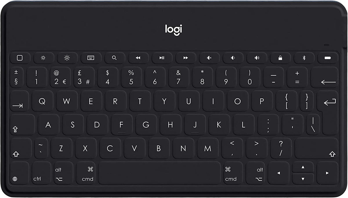 Logitech Keys-to-Go Ultra-Portable, Stand-Alone Keyboard COMPATIBLE DEVICES all iOS devices including iPad, iPhone and Apple TV 920-006701