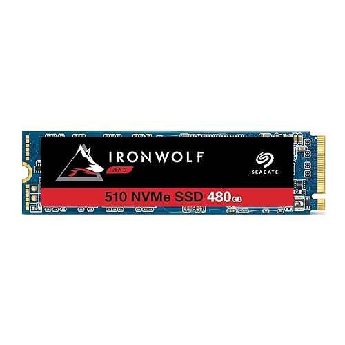 Seagate IronWolf 510 480GB NAS SSD Internal Solid State Drive – M.2 PCIe for Multibay RAID System Network Attached Storage, 3 Year Data Recovery (ZP480NM30011)