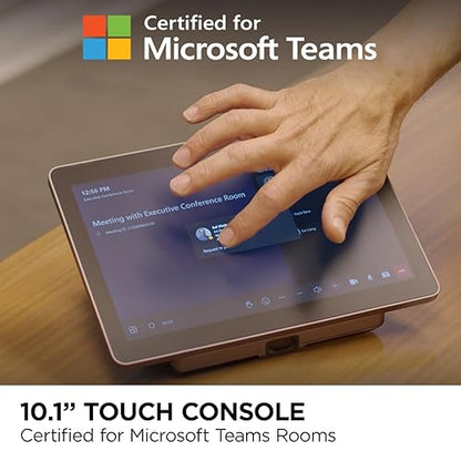 ViewSonic MRC1010-TN 10.1" Touch Console Certified for Microsoft Teams Rooms with Anti-Glare, Full HD, 10-Point Multi-Touch, USB-C, Motion Sensor, HDMI ingest, and USB Input