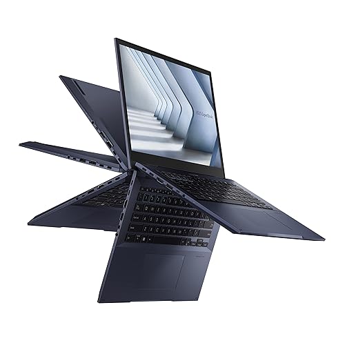 ASUS ExpertBook B7 Flip, B7402FBA-Q73P-CB 14” WUXGA Display, Intel® Core™ i7-1260P Processor, 32GB RAM, 1TB SSD, WiFi 6E, Win 11 Pro, Bilingual KB