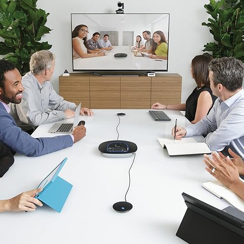 Logitech Group Video Conferencing Bundle with Expansion Mics for Big Meeting Rooms Main + Mic Bundle