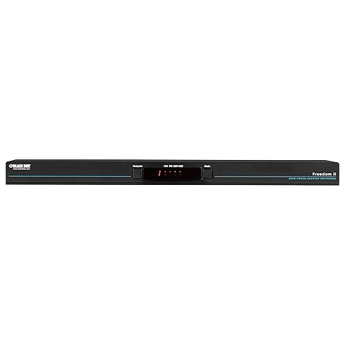 Black Box Freedom II KM Switch - 8-Port - 8 Computer(s) - 1 Local User(s) - 2 x Network (RJ-45) - 2 x PS/2 Port - 13 x USB - TAA Compliant