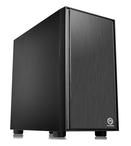 Thermaltake Versa H17 Black SPCC Micro-ATX Mini Tower Gaming Computer Case CA-1J1-00S1NN-00 H17 micro-ATX