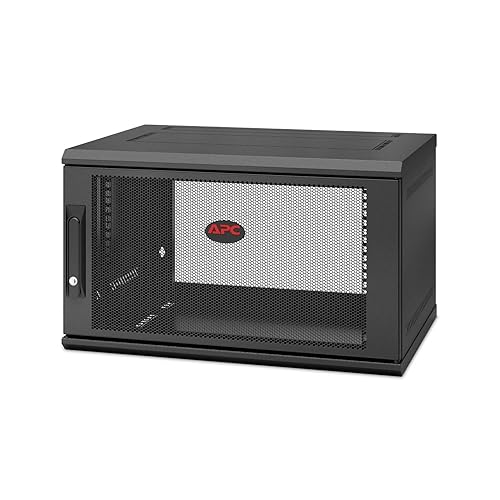 APC/Schneider Electric - AR106SH4 - Netshelter Wx 6u Single Hinged Wall-Mount Enclosure 400mm Deep