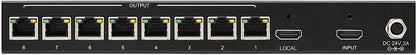 Tripp Lite HDMI Over Cat6 Extender Splitter Transmitter PoC 8-Port 4K@60Hz (B127-008-H), 125 Feet