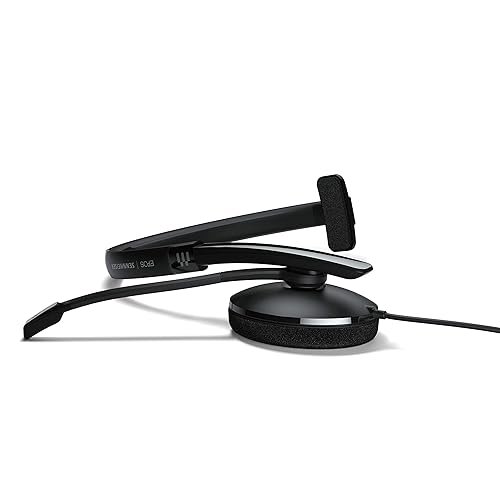 EPOS | Sennheiser Adapt 130T USB-C II (1000903) - Wired, Single-Sided Headset with USB-C Connectivity, MS Teams Certified and UC Optimized - Superior Sound - Enhanced Comfort - Call Control - Black