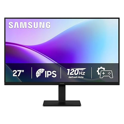 Samsung 27-inch FHD Flat Screen IPS Panel 5ms Monitor with 120 Hz Refresh Rate, Game Picture Mode & Super Slim Design (LS27F320GANXZA) - [Canada Version](2025) 120 Hz 27 inch