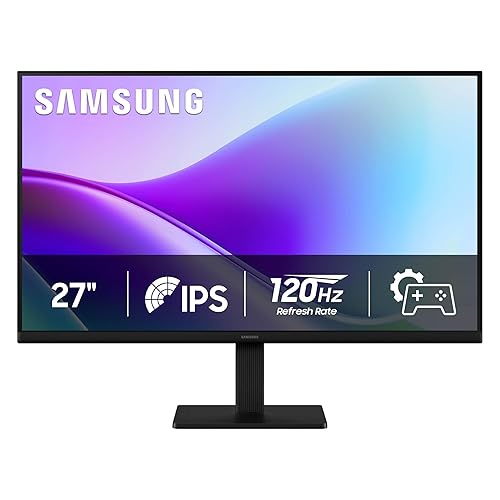 Samsung 27-inch FHD Flat Screen IPS Panel 5ms Monitor with 120 Hz Refresh Rate, Game Picture Mode & Super Slim Design (LS27F320GANXZA) - [Canada Version](2025) 120 Hz 27 inch