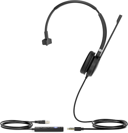 Yealink UH36 Series Headset, Wired Single-Ear | Teams Certified (UH36 Mono)