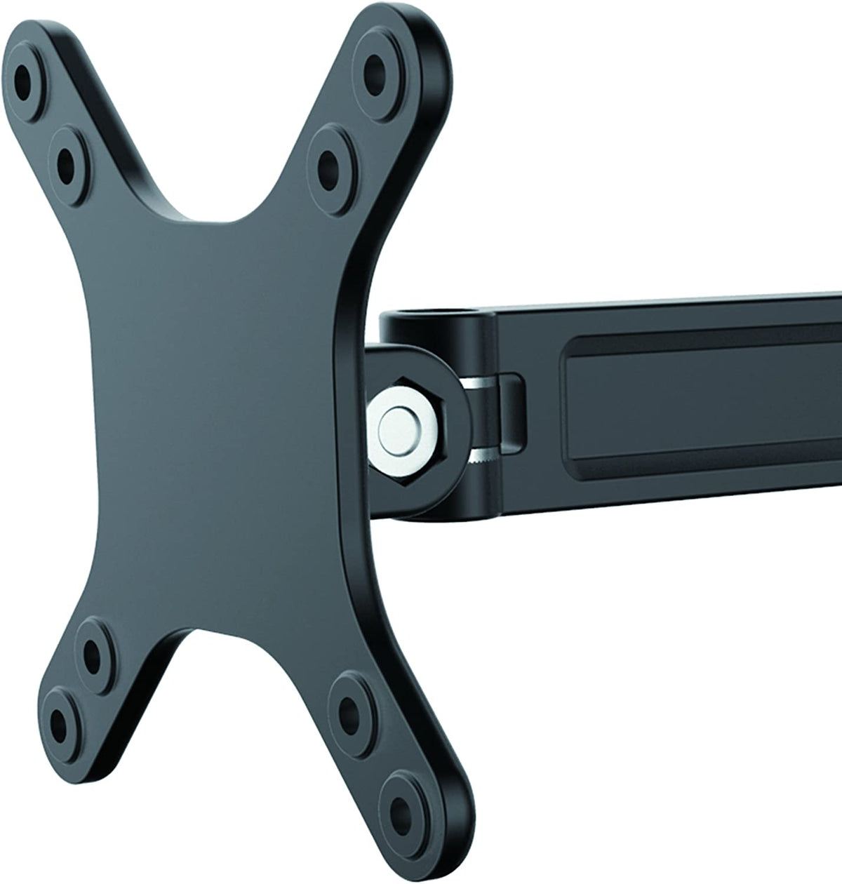 StarTech.com Monitor Wall Mount - Single Swivel - Supports Monitors 13” to 34” - VESA Monitor Wall Mount Bracket - Black (ARMWALLS) Black Single-Swivel