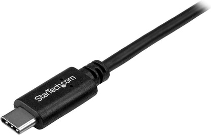StarTech.com 1m / 3.3ft USB C to USB C Cable - USB 2.0 Type C Cable - M/M - USB-IF Certified - USB C Charging Cable - USB 2.0 (USB2CC1M),Black 3 ft/ 1 m Standard