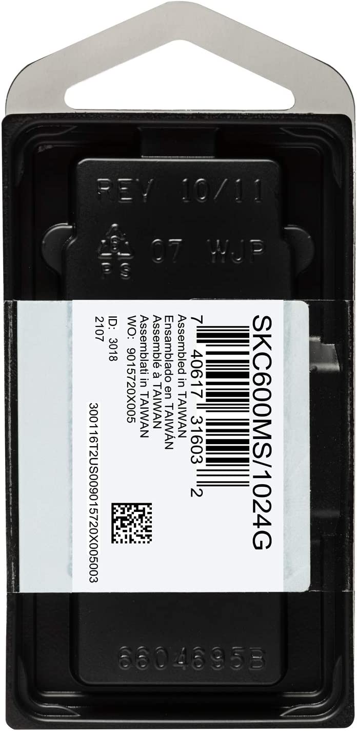 Kingston KC600 SSD 1024GB SATA3 mSATA - SKC600MS/1024G
