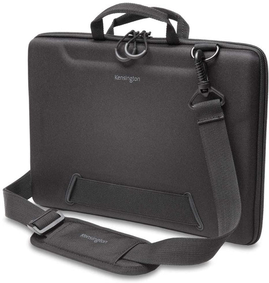 Kensington LS520 Stay-On Case for 11.6" Chromebooks &amp; Laptops (K60854WW), Grey W/Shoulder Strap