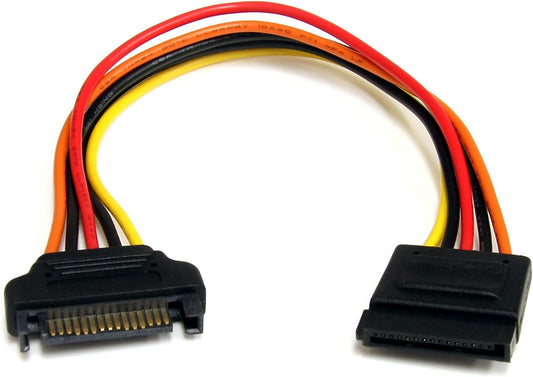 StarTech.com 8in 15 pin SATA Power Extension Cable - 8 SATA power Extension Cable - 8 SATA power Extension cord (SATAPOWEXT8) 8 Inch