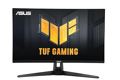 ASUS TUF Gaming 27” 1440P Gaming Monitor (VG27AQM1A) - QHD (2560 x 1440), 260Hz, 1ms, Fast IPS, Extreme Low Motion Blur Sync, Freesync Premium, G-SYNC Compatible, DisplayHDR400, 3 year warranty