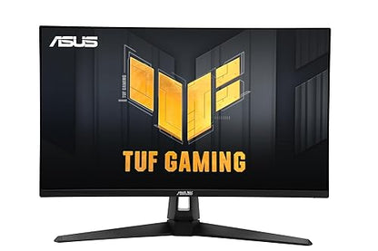 ASUS TUF Gaming 27” 1440P Gaming Monitor (VG27AQM1A) - QHD (2560 x 1440), 260Hz, 1ms, Fast IPS, Extreme Low Motion Blur Sync, Freesync Premium, G-SYNC Compatible, DisplayHDR400, 3 year warranty