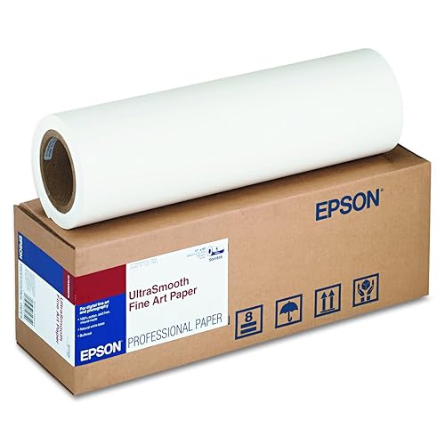 Epson Fine Art Paper - 90 Brightness - 17" x 50 ft - 250 g/m² Grammage - Matte, Smooth