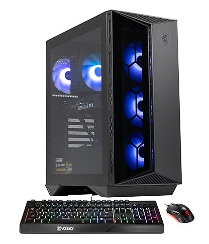 MSI Aegis R Gaming Desktop: Intel Core i7-14700F, Geforce RTX 4070 Super, 16GB DDR5, 1TB m.2 NVMe SSD, 80+ Gold PSU, WiFi, Keyboard & Mouse, DIY Friendly, Windows 11 Home: 14NUE7-680US