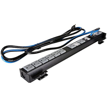 Middle Atlantic Products Pd 8-outlets Power Strip - Nema 5-15p Plug - Receptacle: 8 X Nema 5-15r