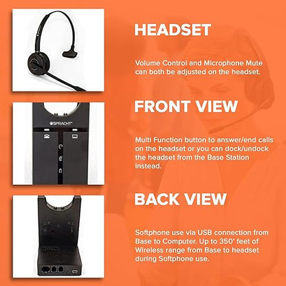 Spracht Zum Maestro Combo Dect Monaural Headset