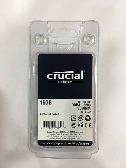 Crucial RAM 16GB DDR4 3200MHz CL22 (or 2933MHz or 2666MHz) Laptop Memory CT16G4SFRA32A 16GB 3200 MT/s Memory