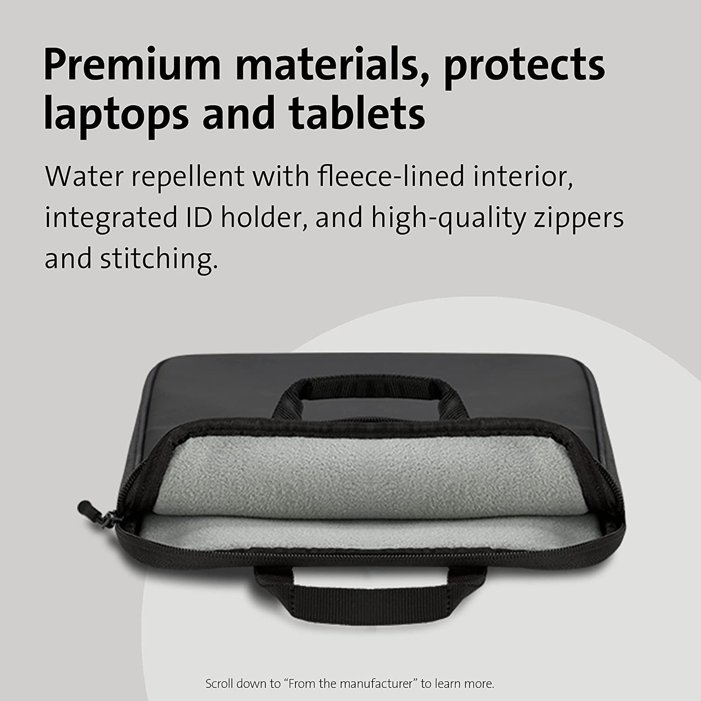 Kensington 14" Eco-Friendly Laptop Sleeve (K60103WW)