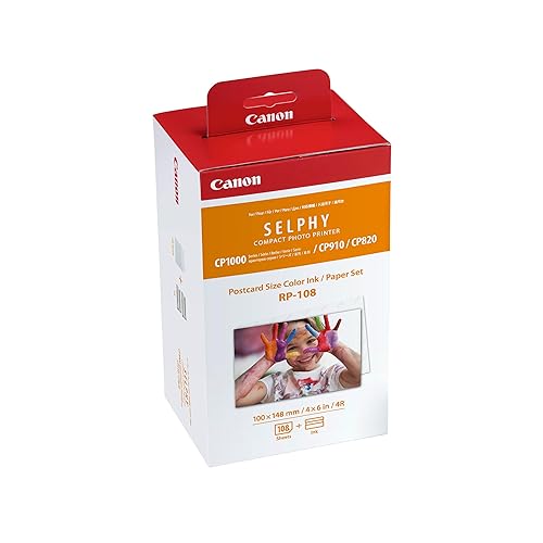 8568b001 (rp-108) Ink & Paper Combo Pack, Tri-Color