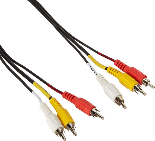 C2g/ cables to go C2G 40448 Value Series Composite Video + Stereo Audio Cable, Black (6 Feet, 1.82 Meters)