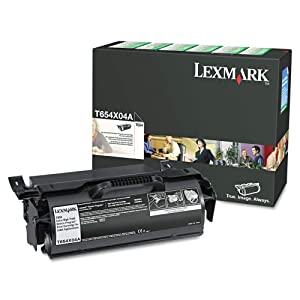 Lexmark T654x04a X-High-Yield Toner Cartridge, Black-in Retail Packaging